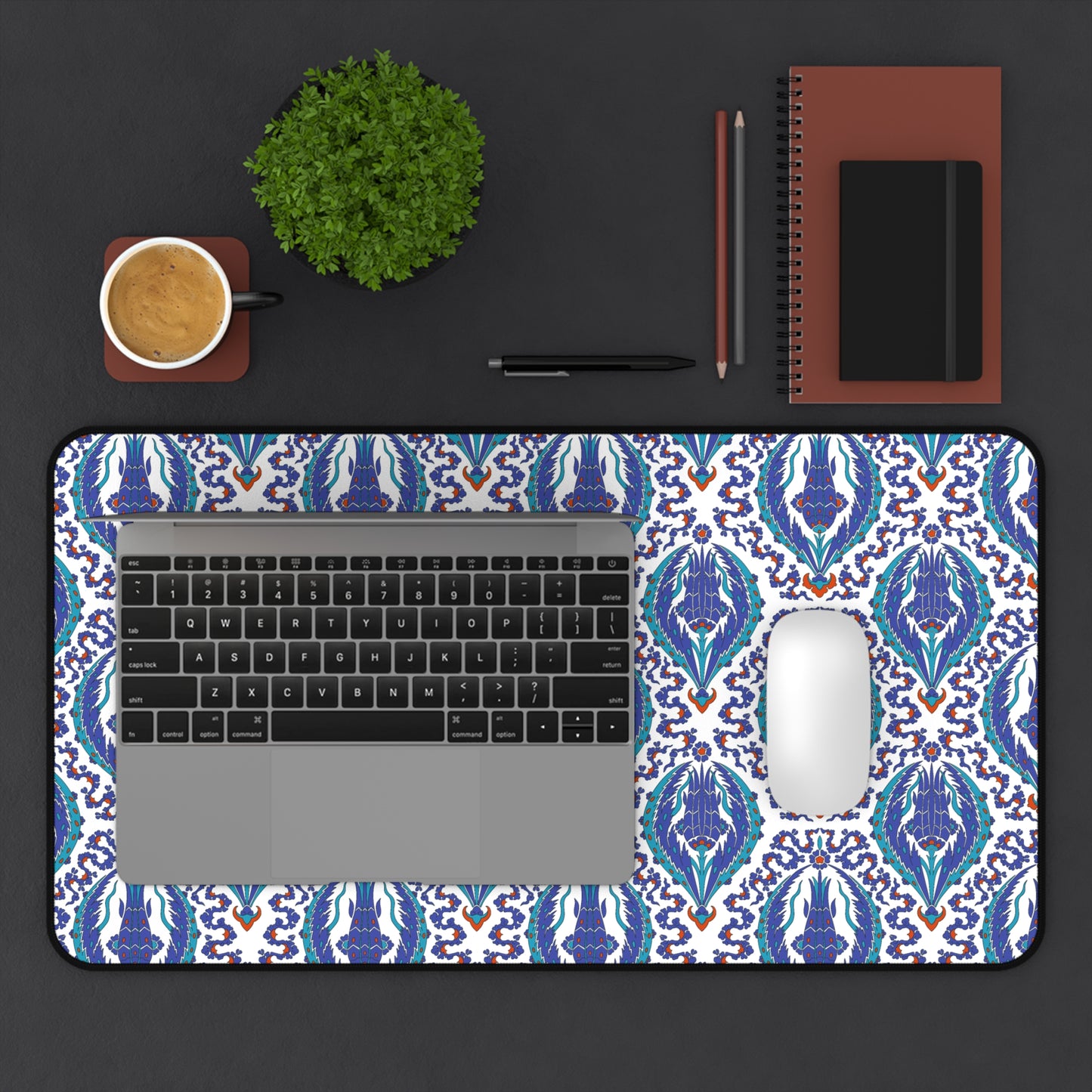 Elegant Turkish Patterned Desk Mat