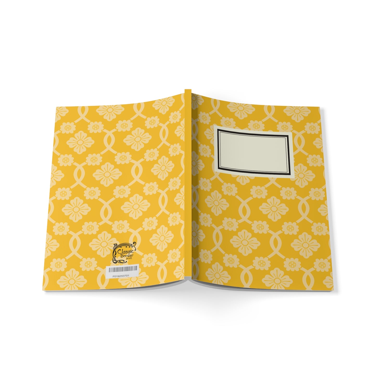 Elegant Floral Softcover Notebook