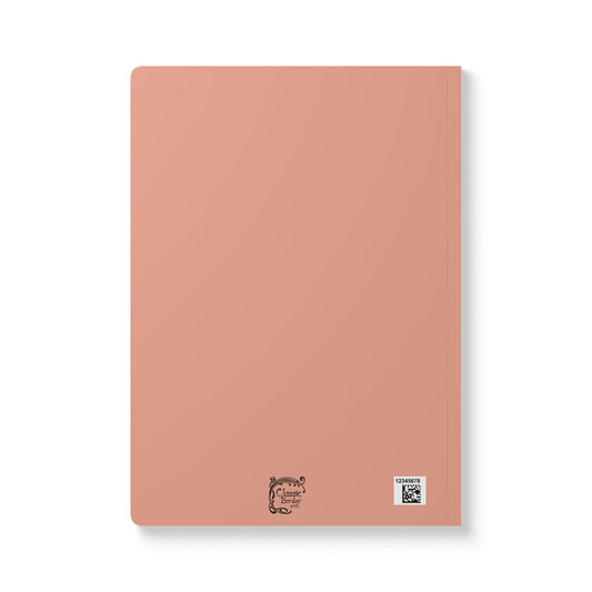 Art Nouveau design Floral Softcover Journal