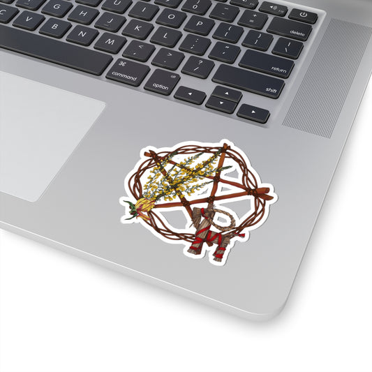 Yule Pentagram sticker