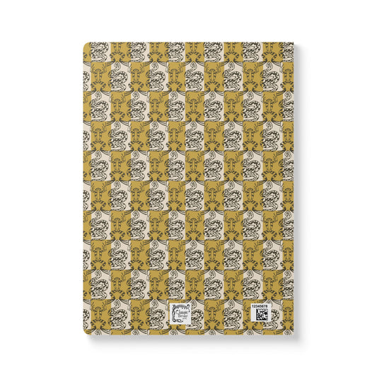 Snake and Frog Pattern Softcover Journal