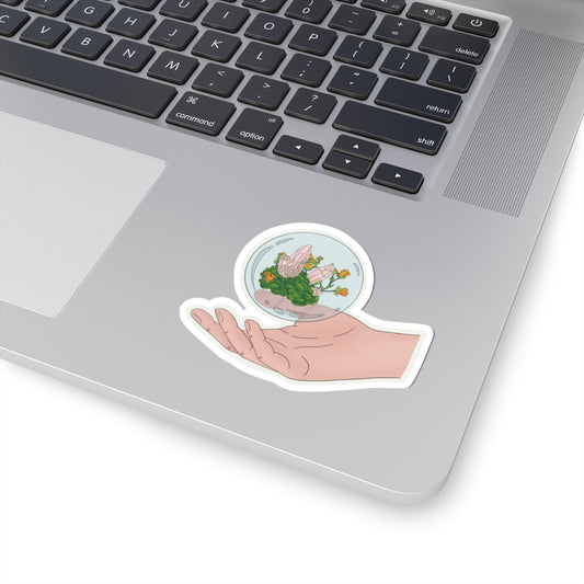 Botanical Crystal Ball Sticker