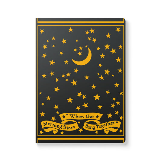 Celestial Softcover Journal -"when morning stars sang together"