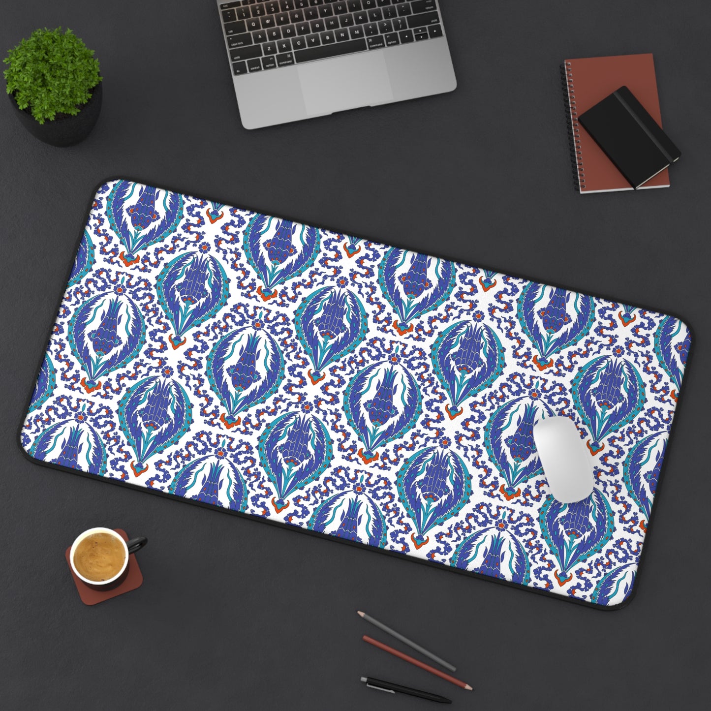 Elegant Turkish Patterned Desk Mat