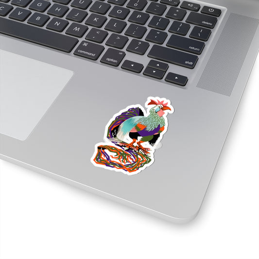 Vibrant Rooster Sticker