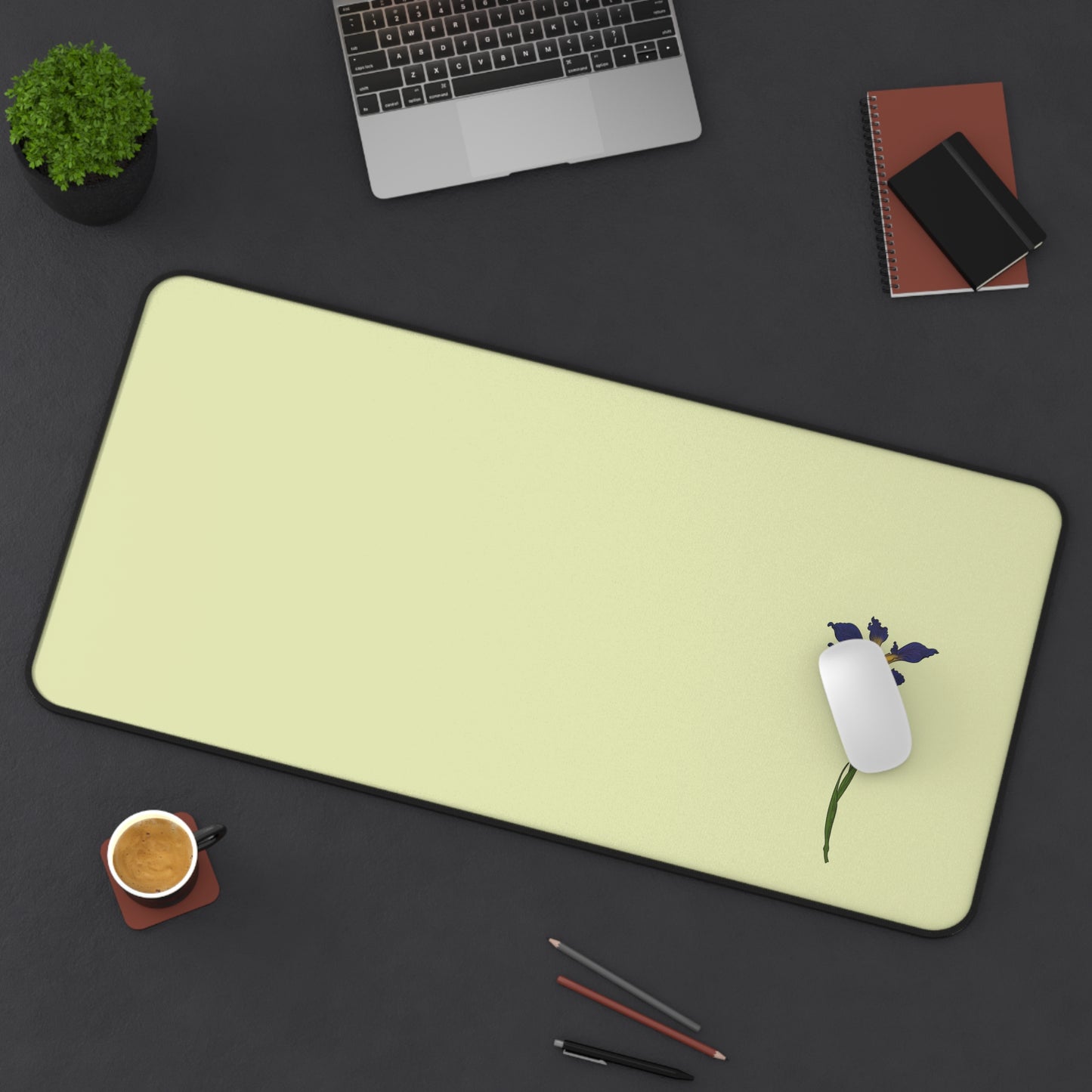 Elegant Floral Desk Mat