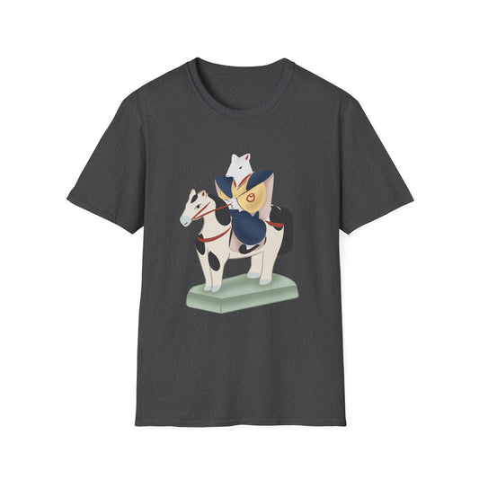 Miharu-goma Horse TShirt — Traditional Japanese Toy Horse Graphic Tee