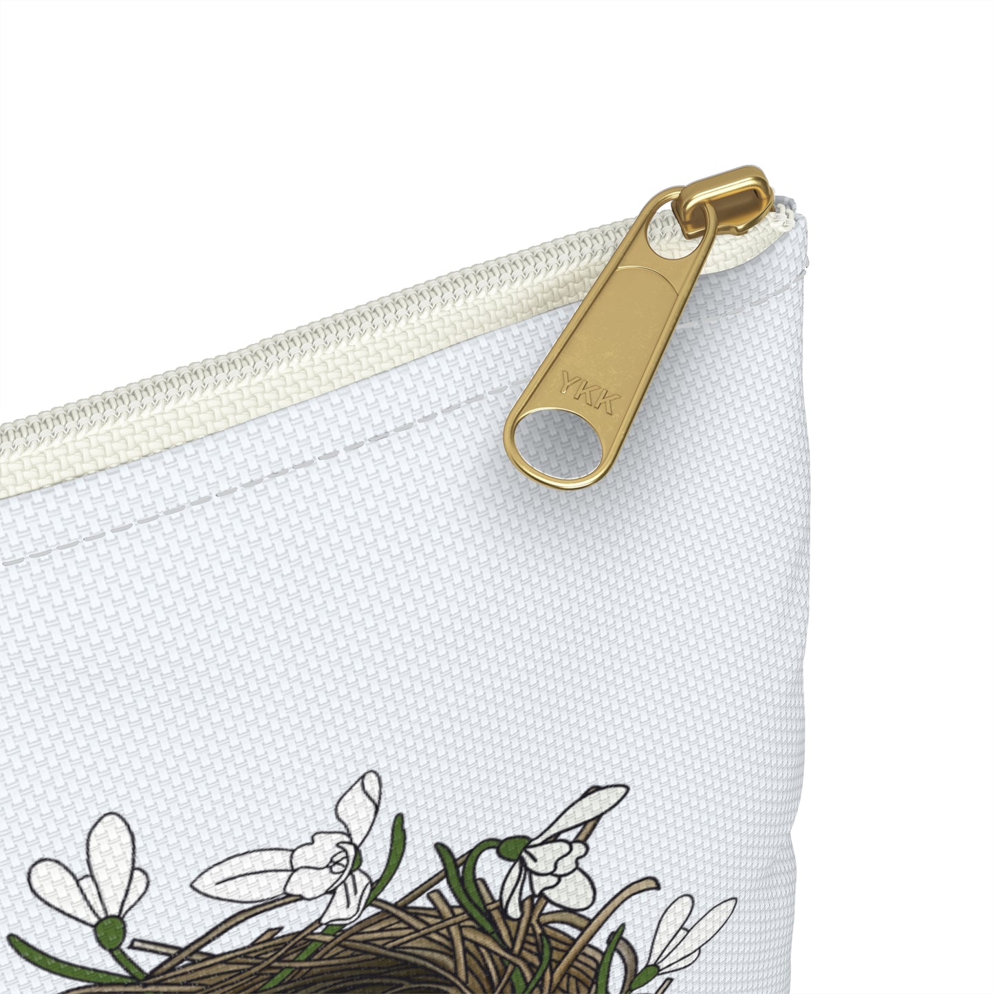 Imbolc Candle Nest Makeup Bag, Easter Gift, Spring Travel Organizers, Cute Storage Bag for Essentials