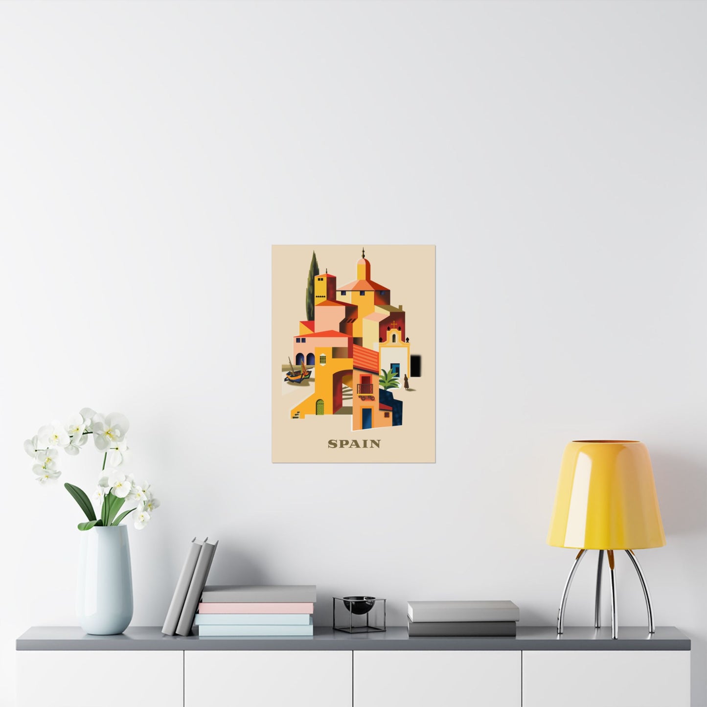 Vintage Travel Destination Spain Poster