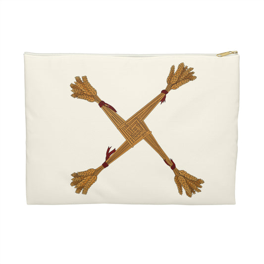 Imbolc Sacred Accessory Pouch, Wiccan Gift, Ritual Storage, Spiritual Decor, Pagan Travel Bag, Let There Be Light Design