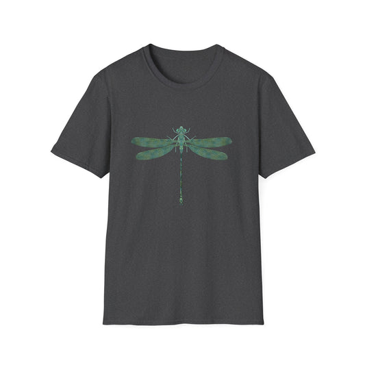 Green Dragonfly Graphic T-Shirt — Minimal Nature Tee