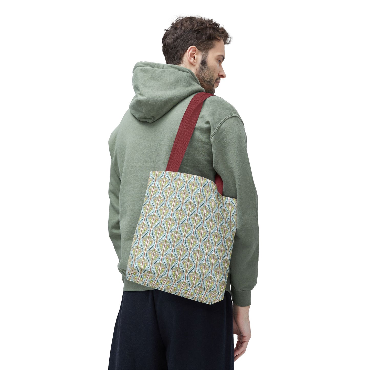 Dandelion Art Nouveau Pattern Tote Bag