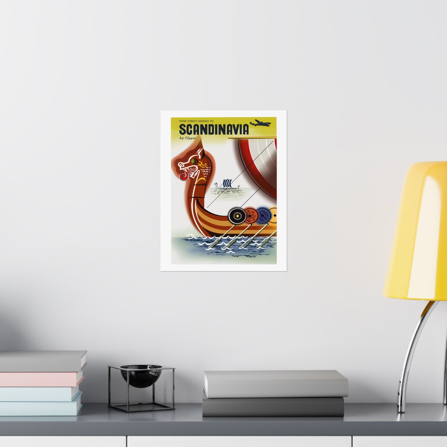 Vintage Scandinavian Travel Poster