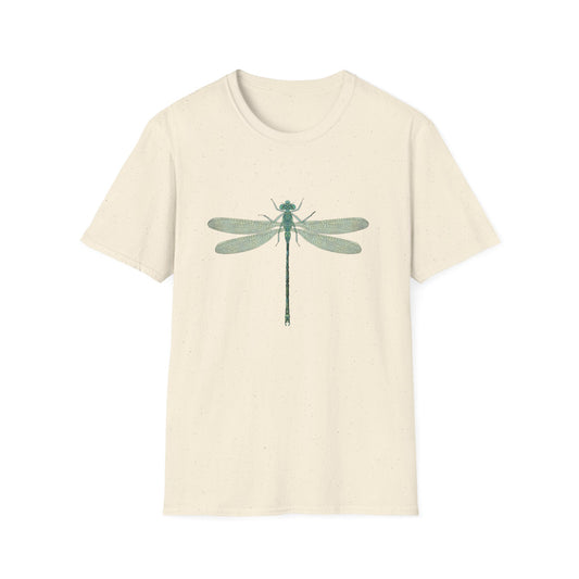 Green Dragonfly Graphic T-Shirt — Minimal Nature Tee