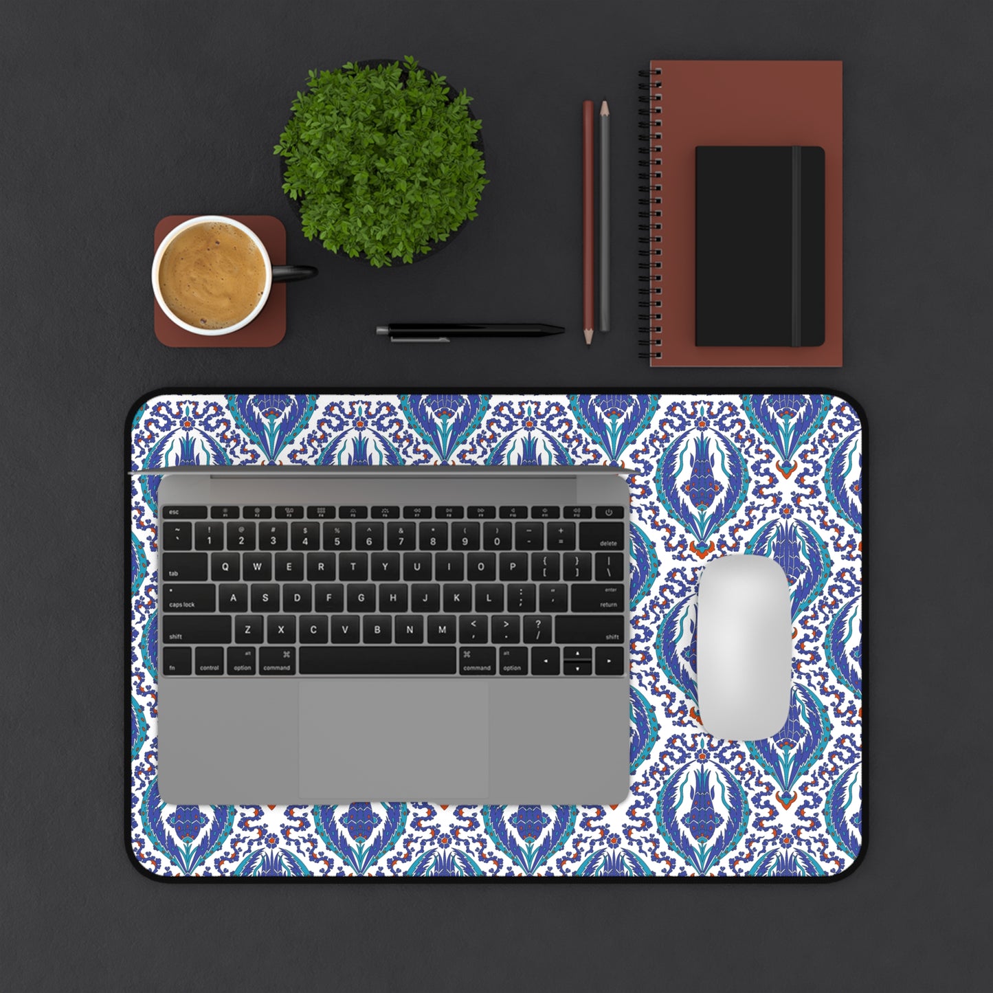 Elegant Turkish Patterned Desk Mat