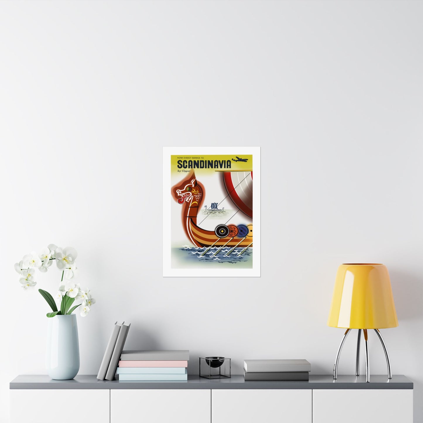 Vintage Scandinavian Travel Poster