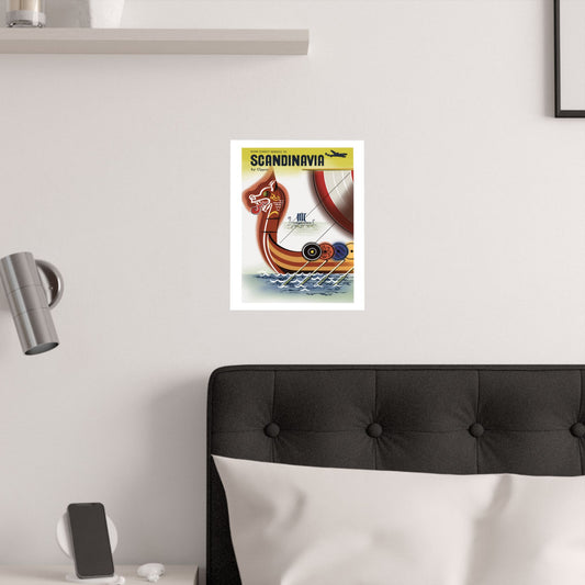 Vintage Scandinavian Travel Poster