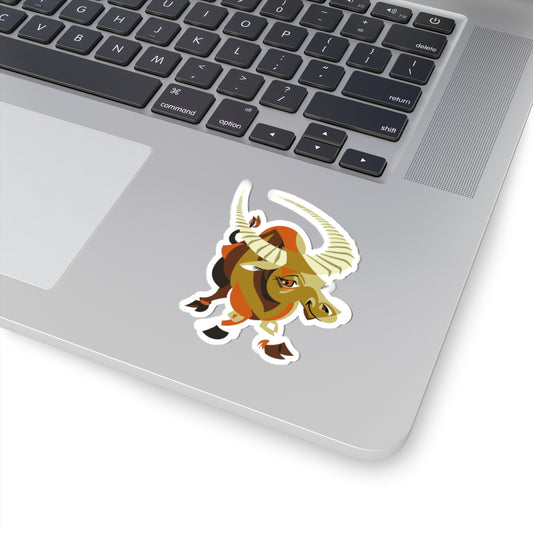 Vibrant Water Buffalo Sticker