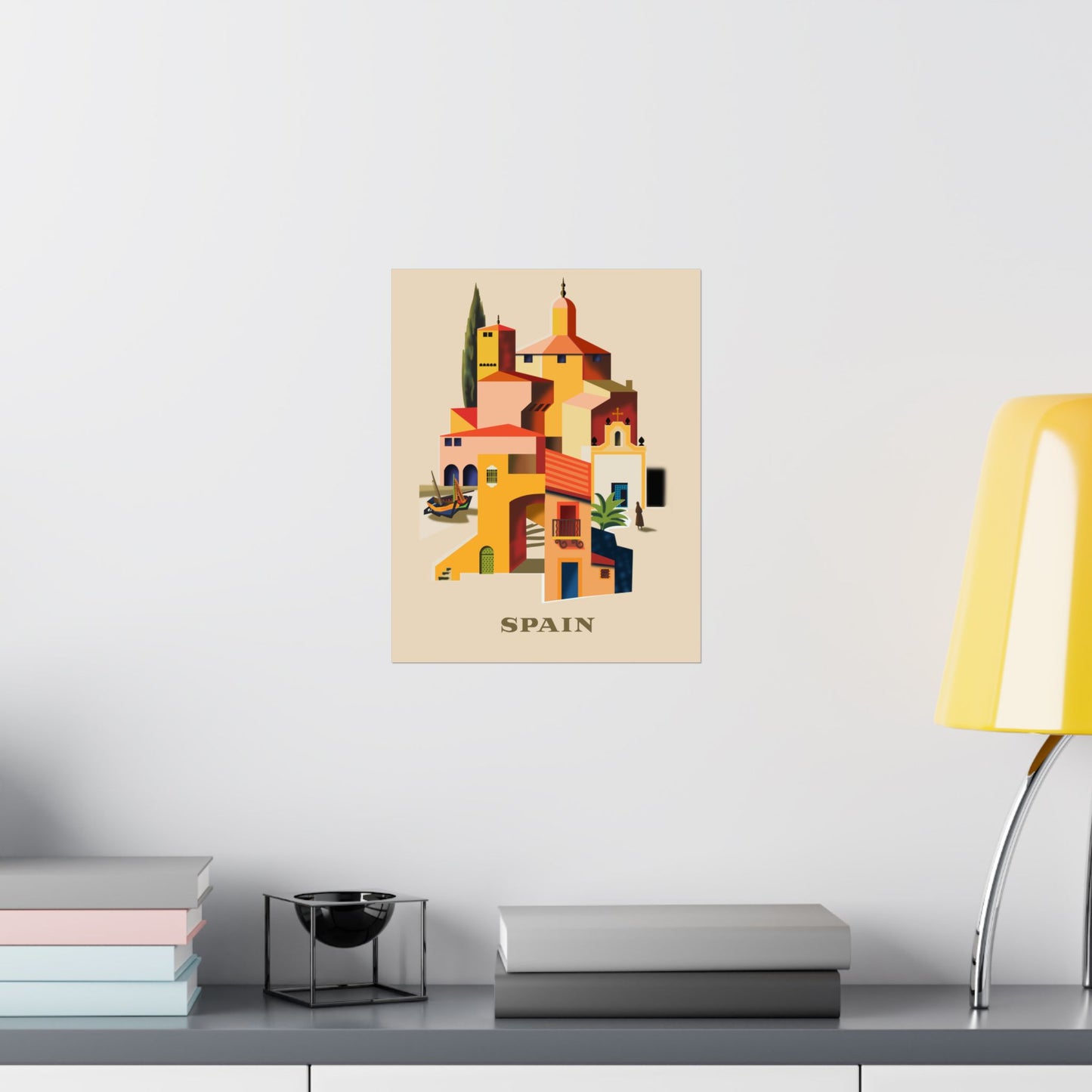 Vintage Travel Destination Spain Poster