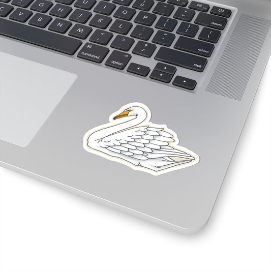 Elegant Swan Sticker