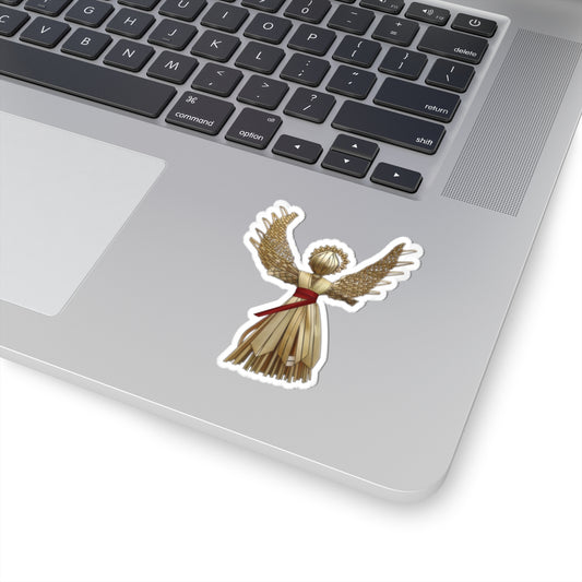 Samhain Straw Angel sticker