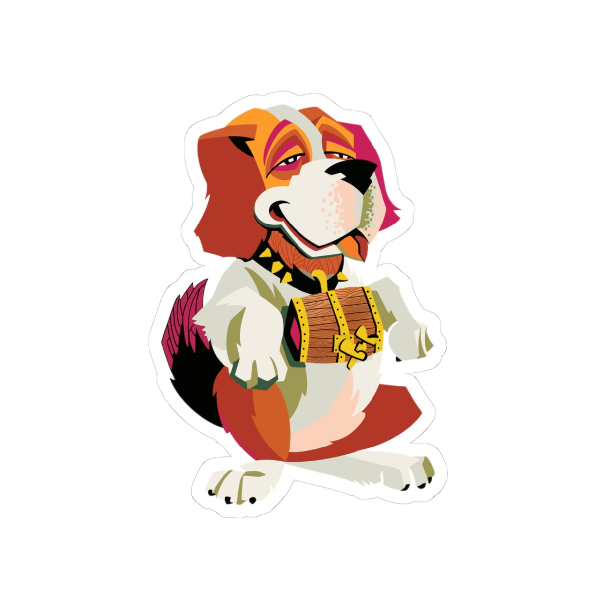 Saint Bernard Dog Sticker