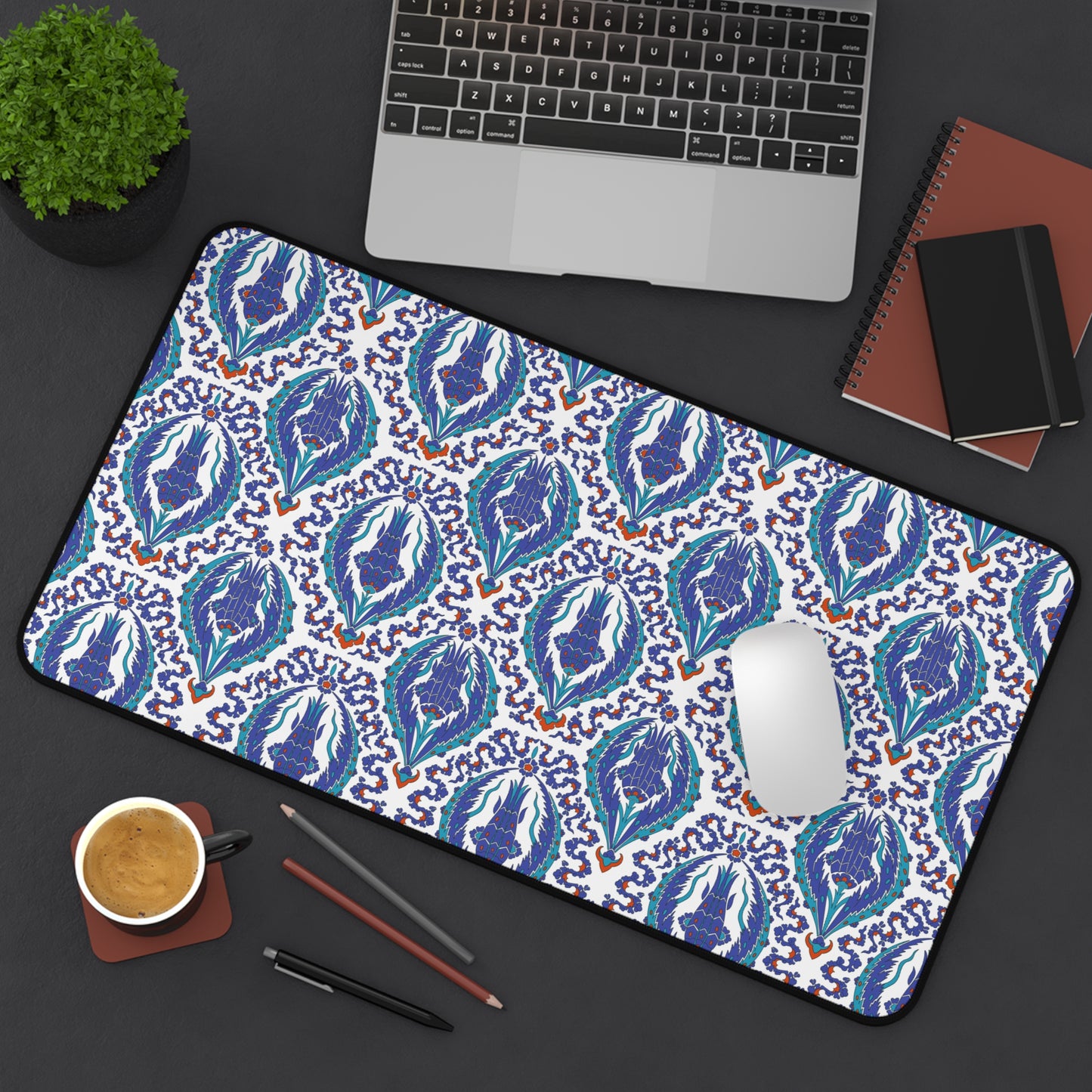 Elegant Turkish Patterned Desk Mat