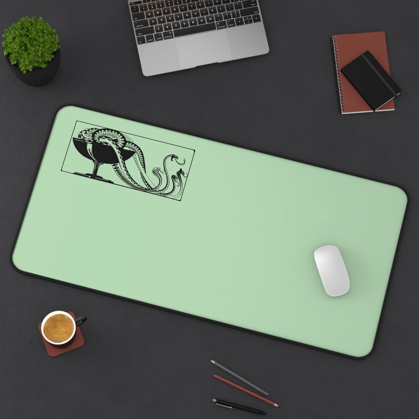 Stylish Snakes Desk Mat