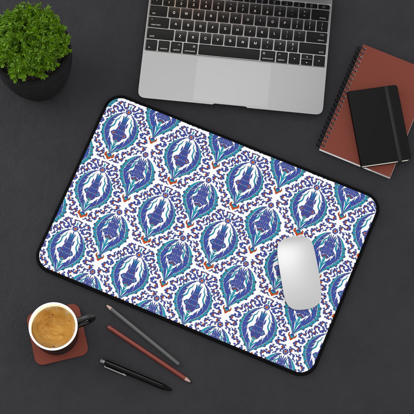 Elegant Turkish Patterned Desk Mat