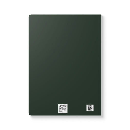 Yuletide Vintage Book Cover Softcover Journal