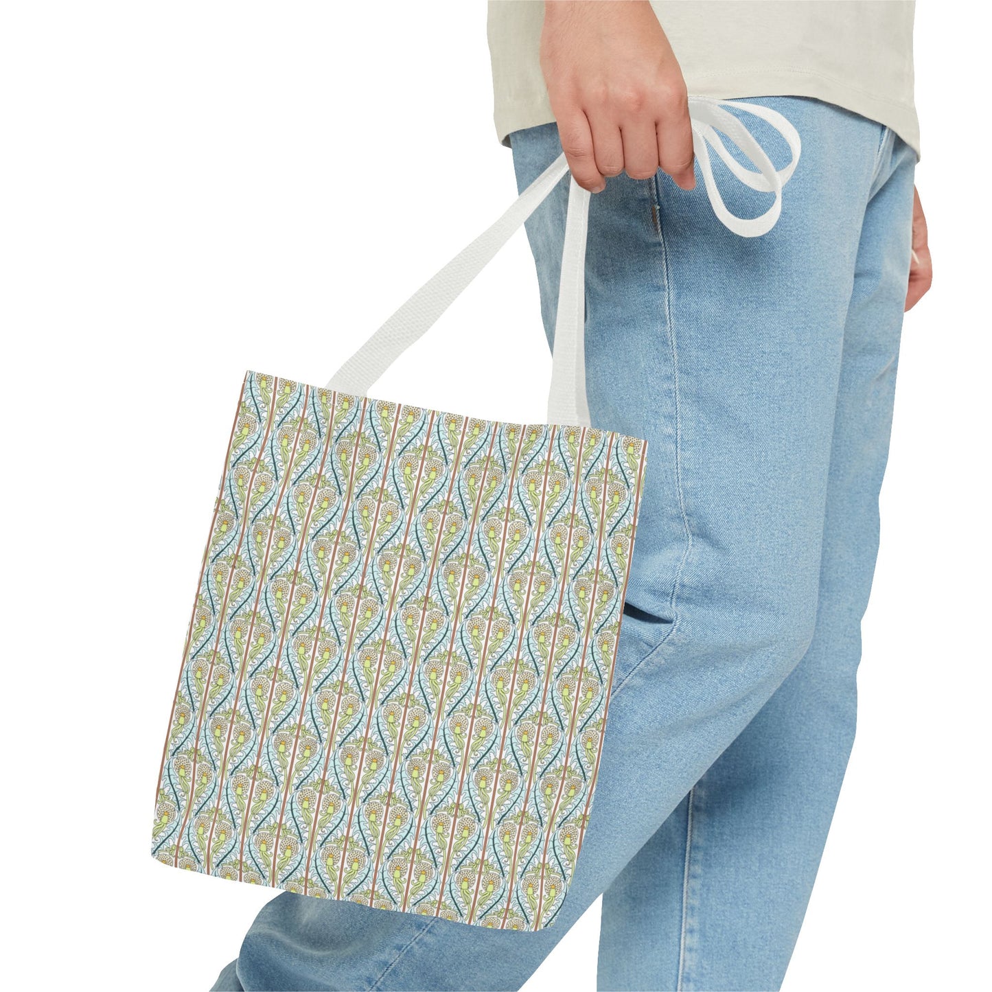 Dandelion Art Nouveau Pattern Tote Bag