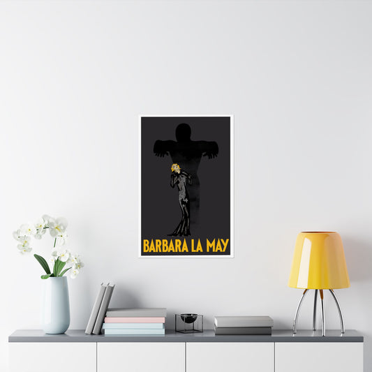 Vintage Barbara La May Stin Poster Gaston Girbal