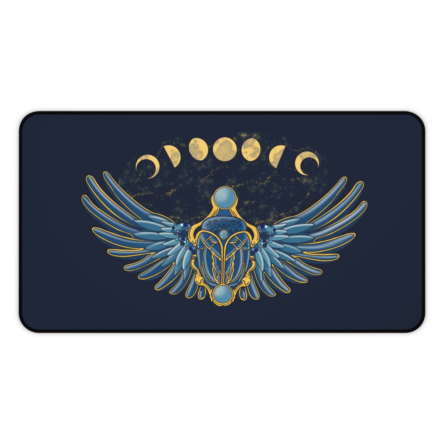 Mystical Egypt Winged Scarab Desk Mat