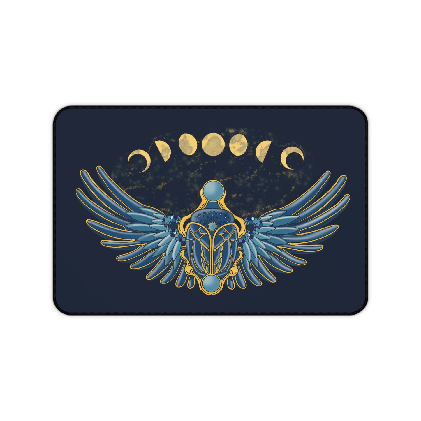 Mystical Egypt Winged Scarab Desk Mat