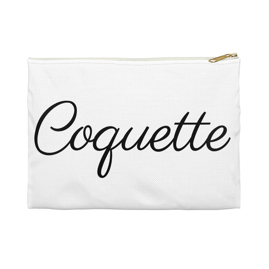 Chic Coquette Accessory Pouch - Perfect for Makeup, Travel, Gift for Her, Stylish Storage, Everyday Use