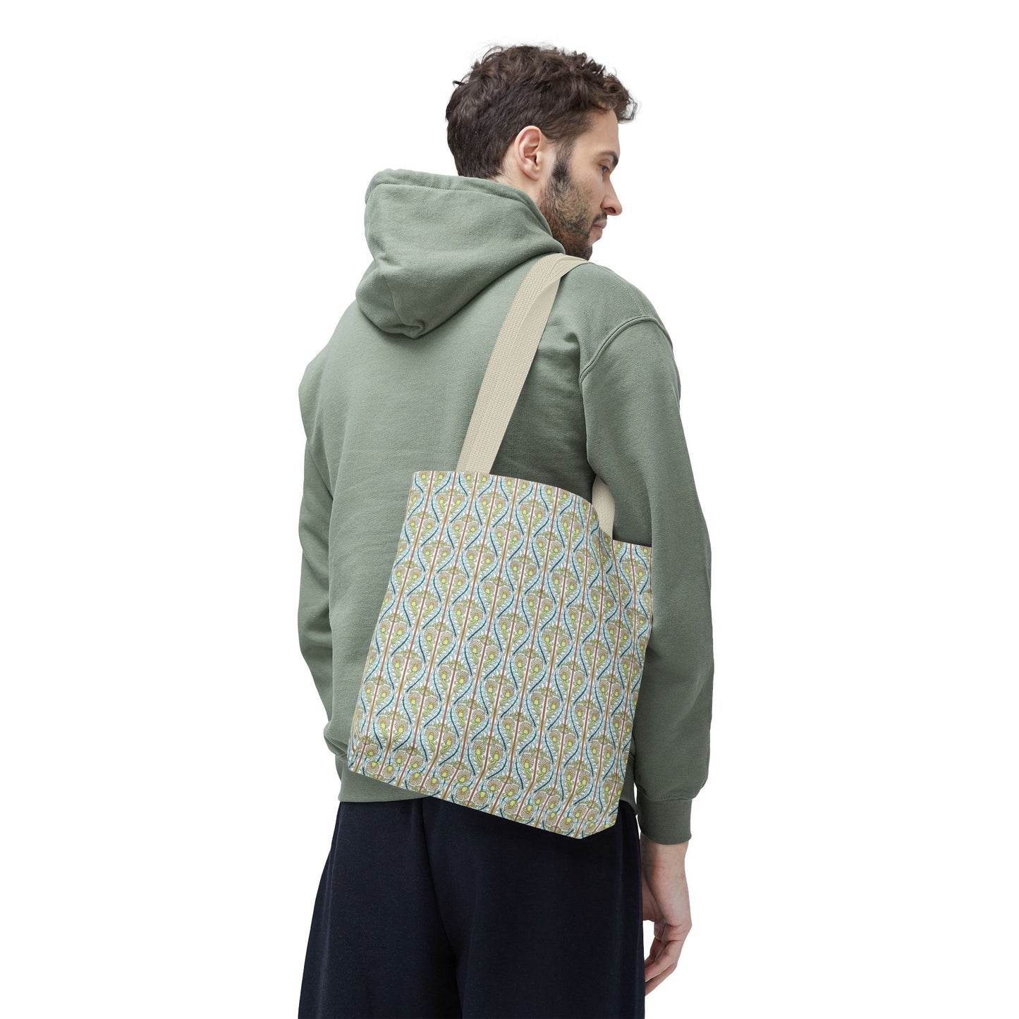 Dandelion Art Nouveau Pattern Tote Bag
