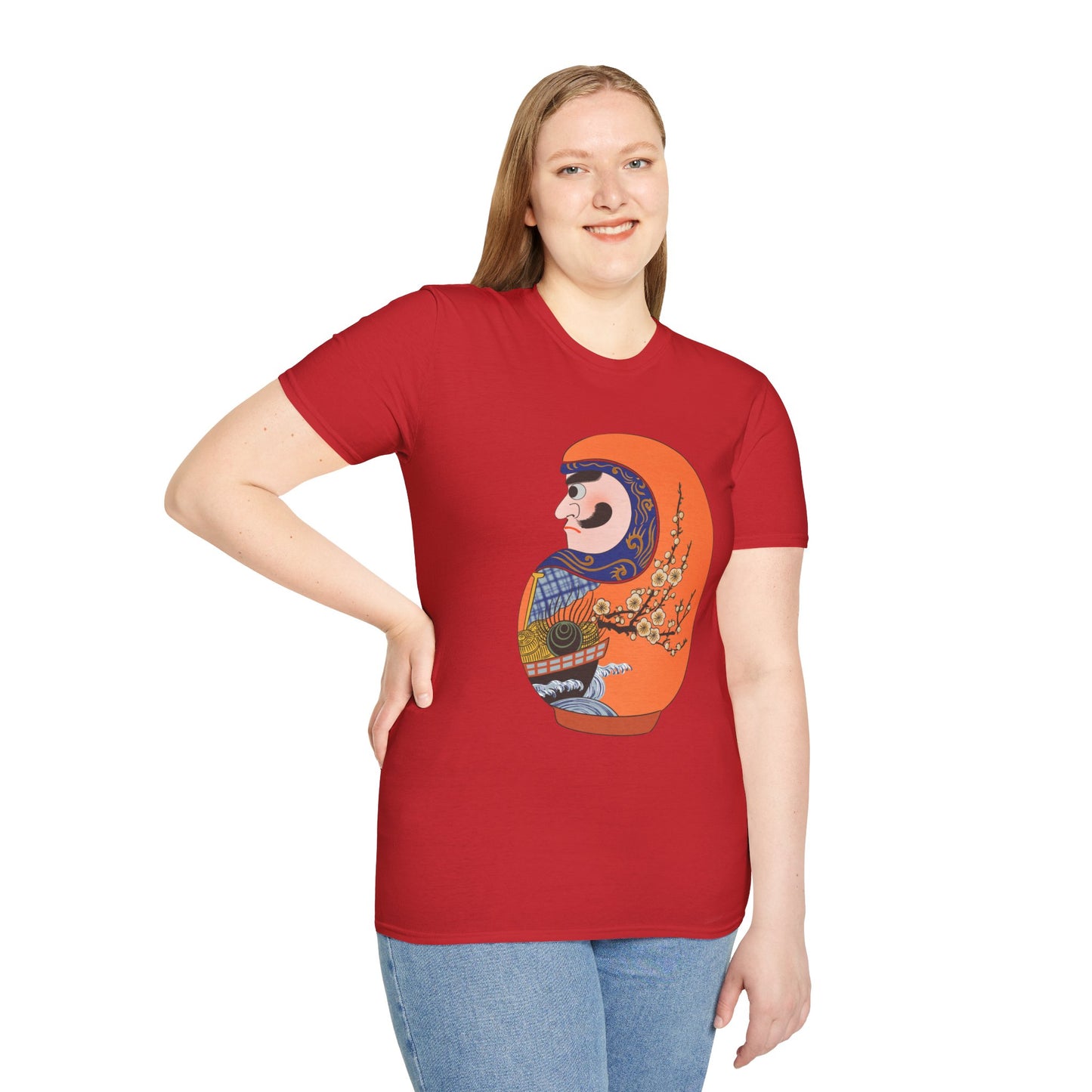 Daruma Doll Graphic T-Shirt — Treasure Ship (Takarabune) Tee