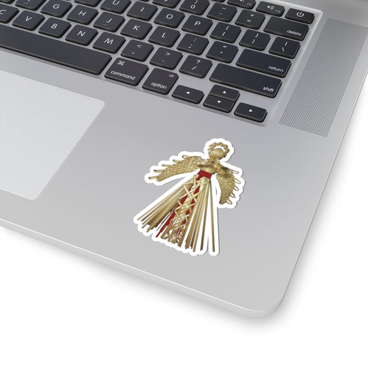 Samhain Straw Angel sticker