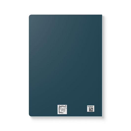 Vintage Book Cover w/forest witch Softcover Journal