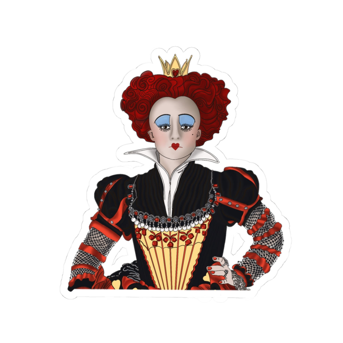 Queen of Hearts Sticker
