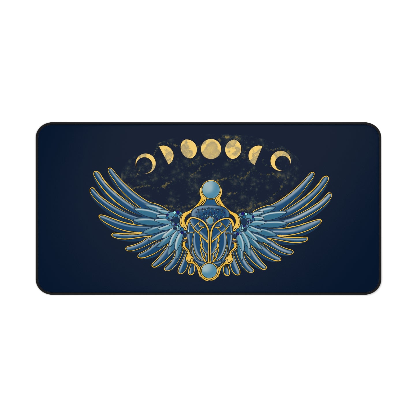 Mystical Egypt Winged Scarab Desk Mat