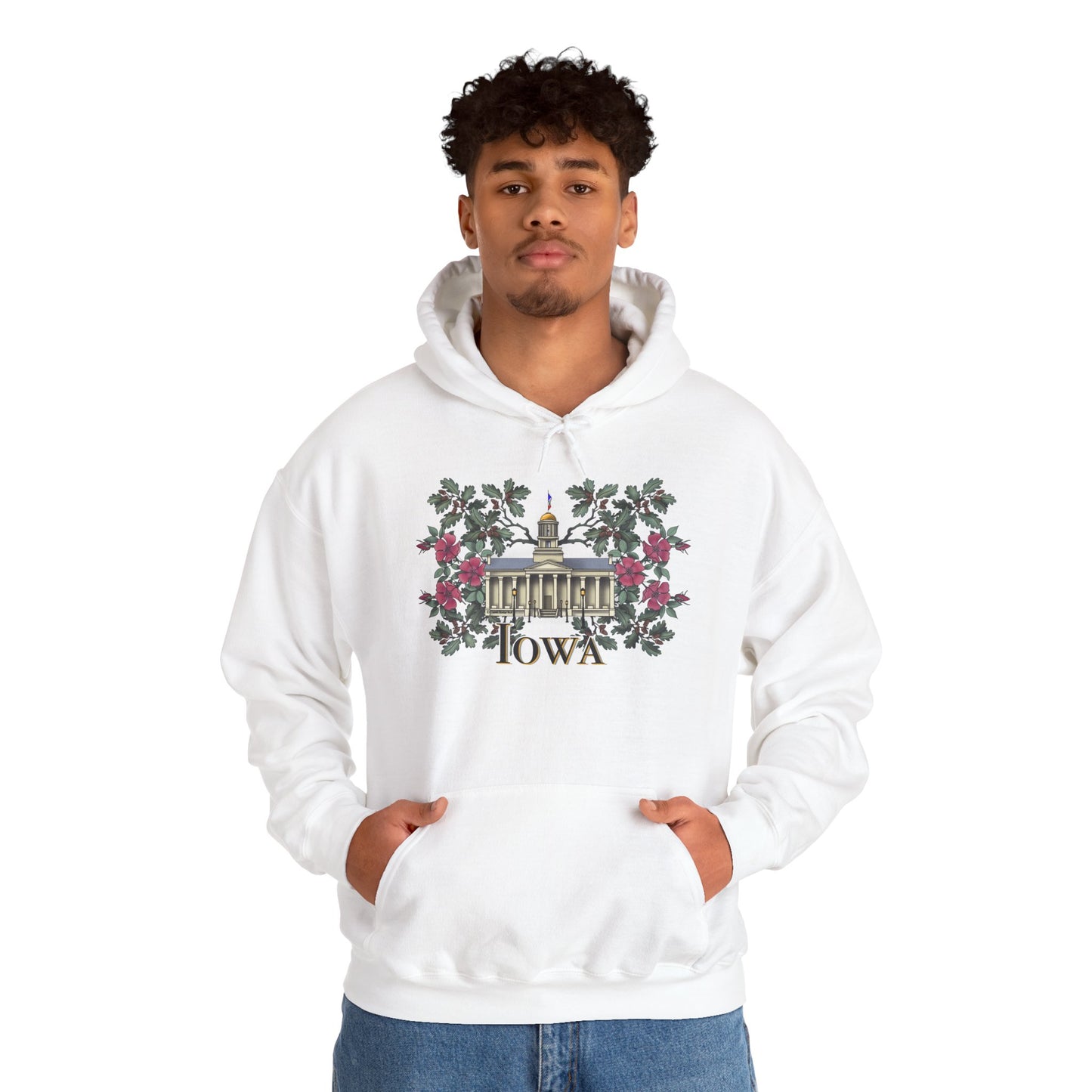 Iowa City Capitol Iowa Unisex Heavy Blend Hoodie