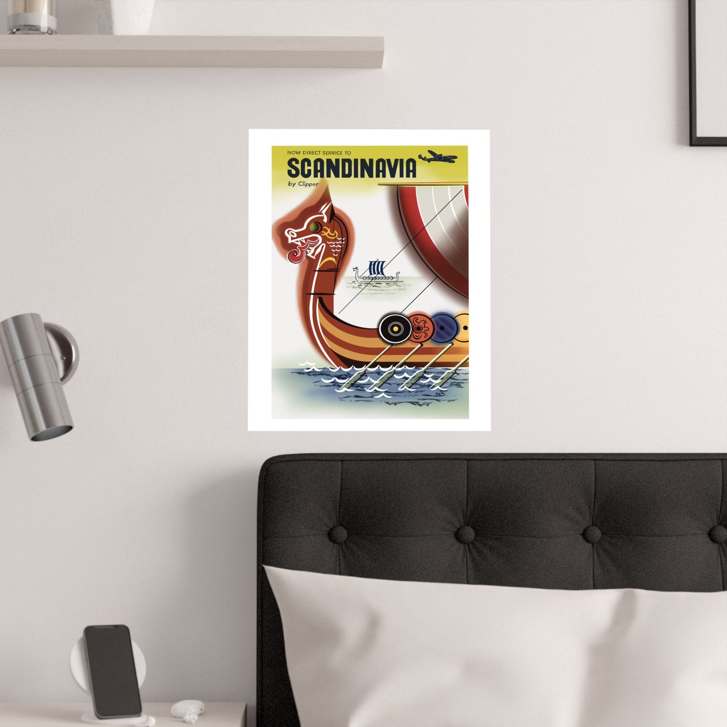 Vintage Scandinavian Travel Poster