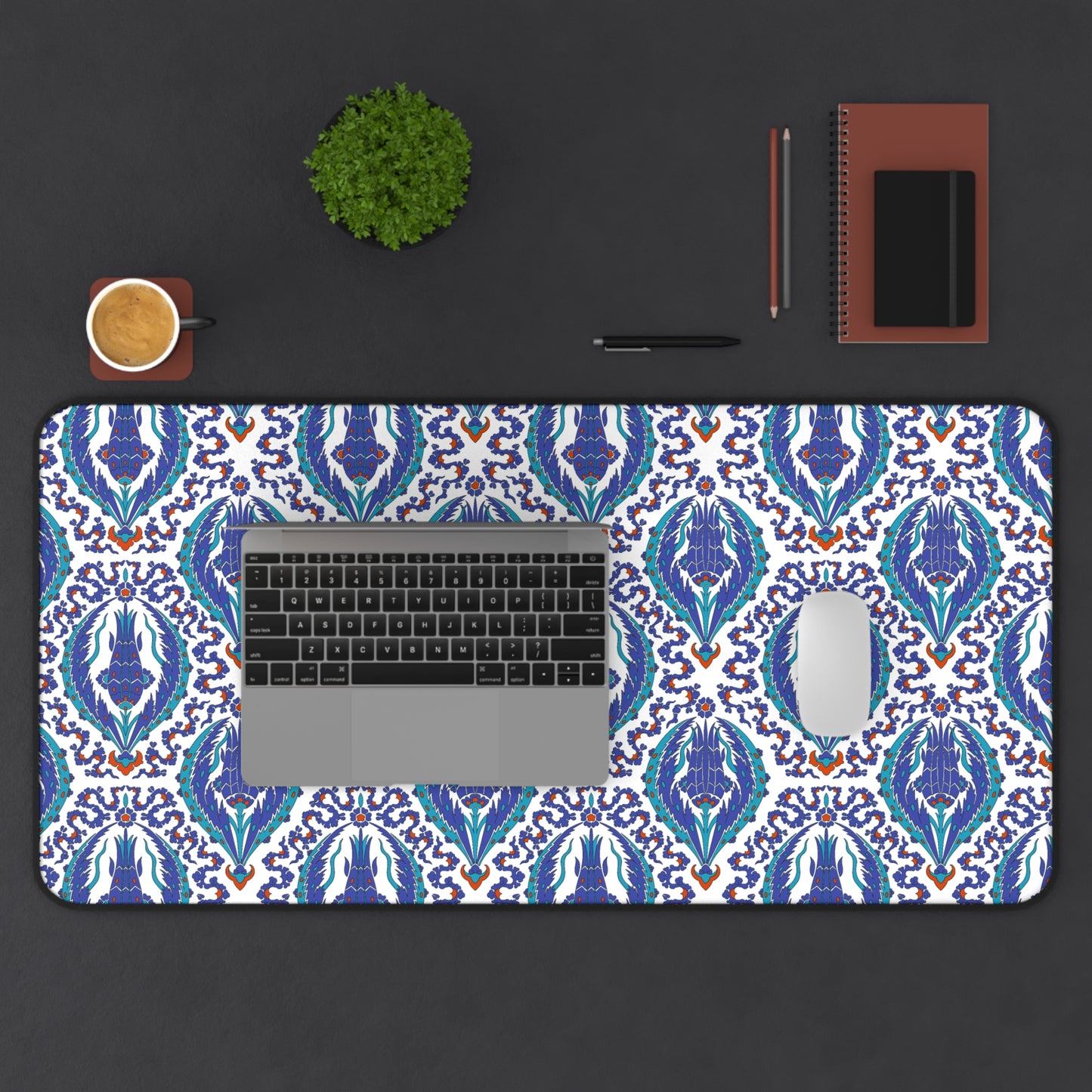 Elegant Turkish Patterned Desk Mat