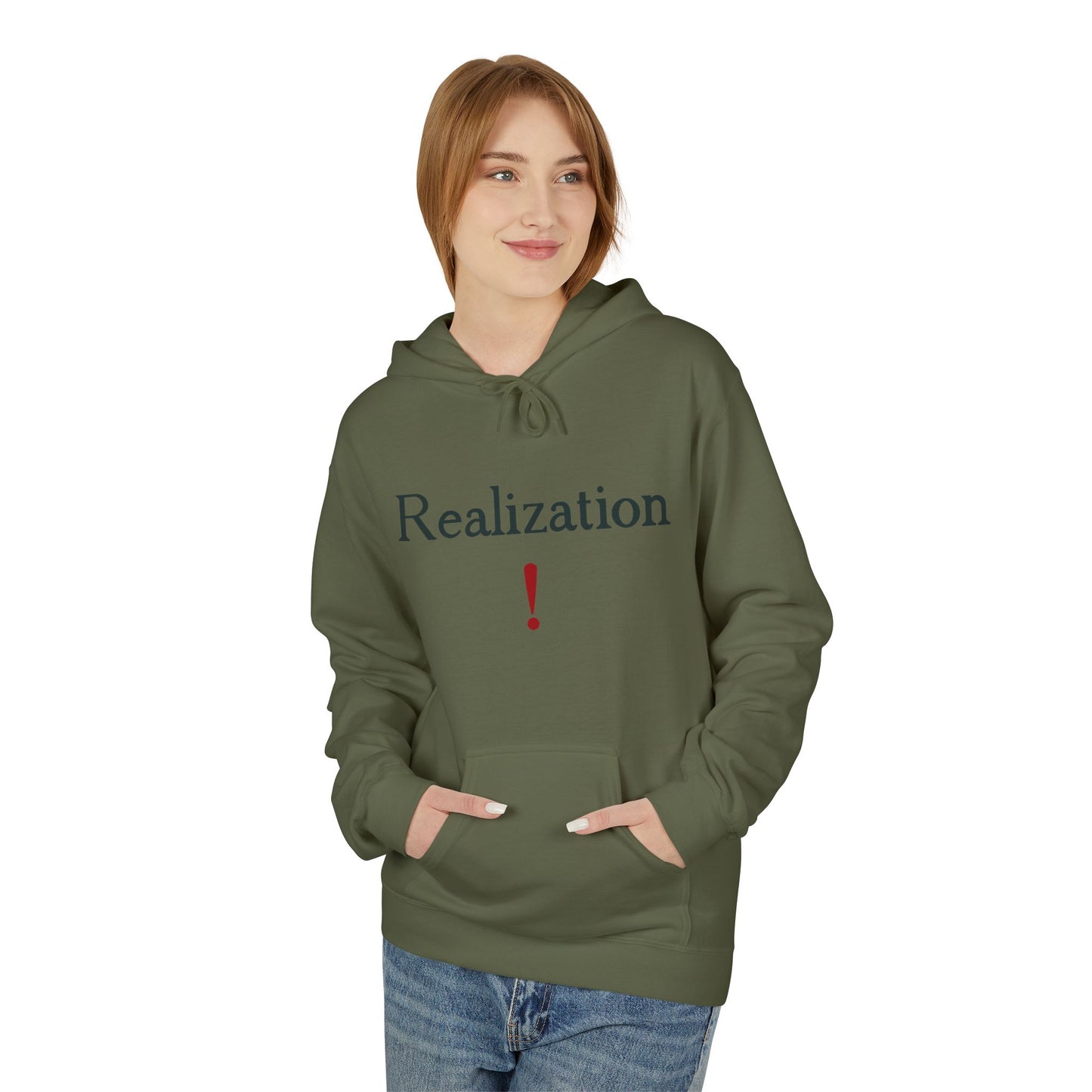 Realization Hoodie — Minimalist Inspirational Sweatshirt