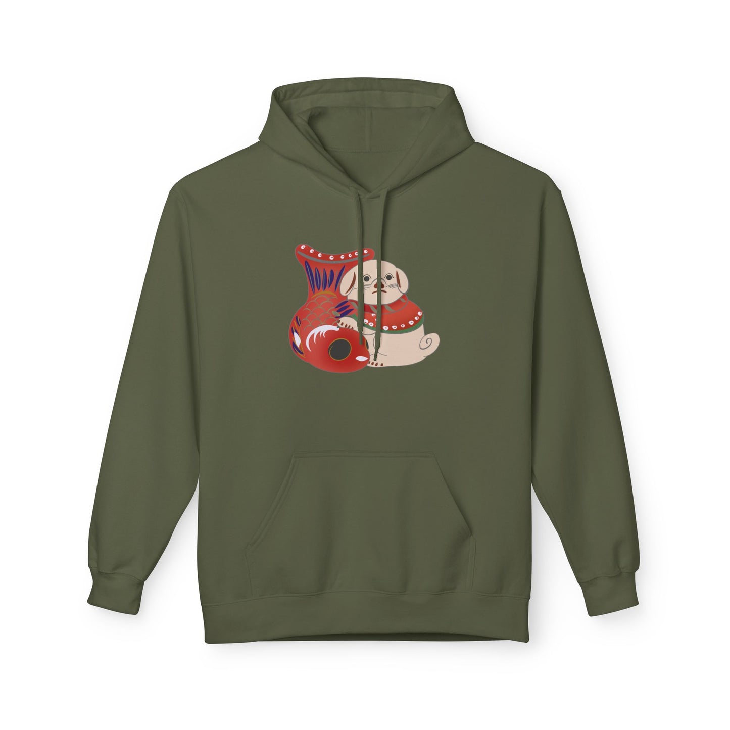 Tai Guruma Hoodie —  traditional Japanese symbol of loyalty and protection