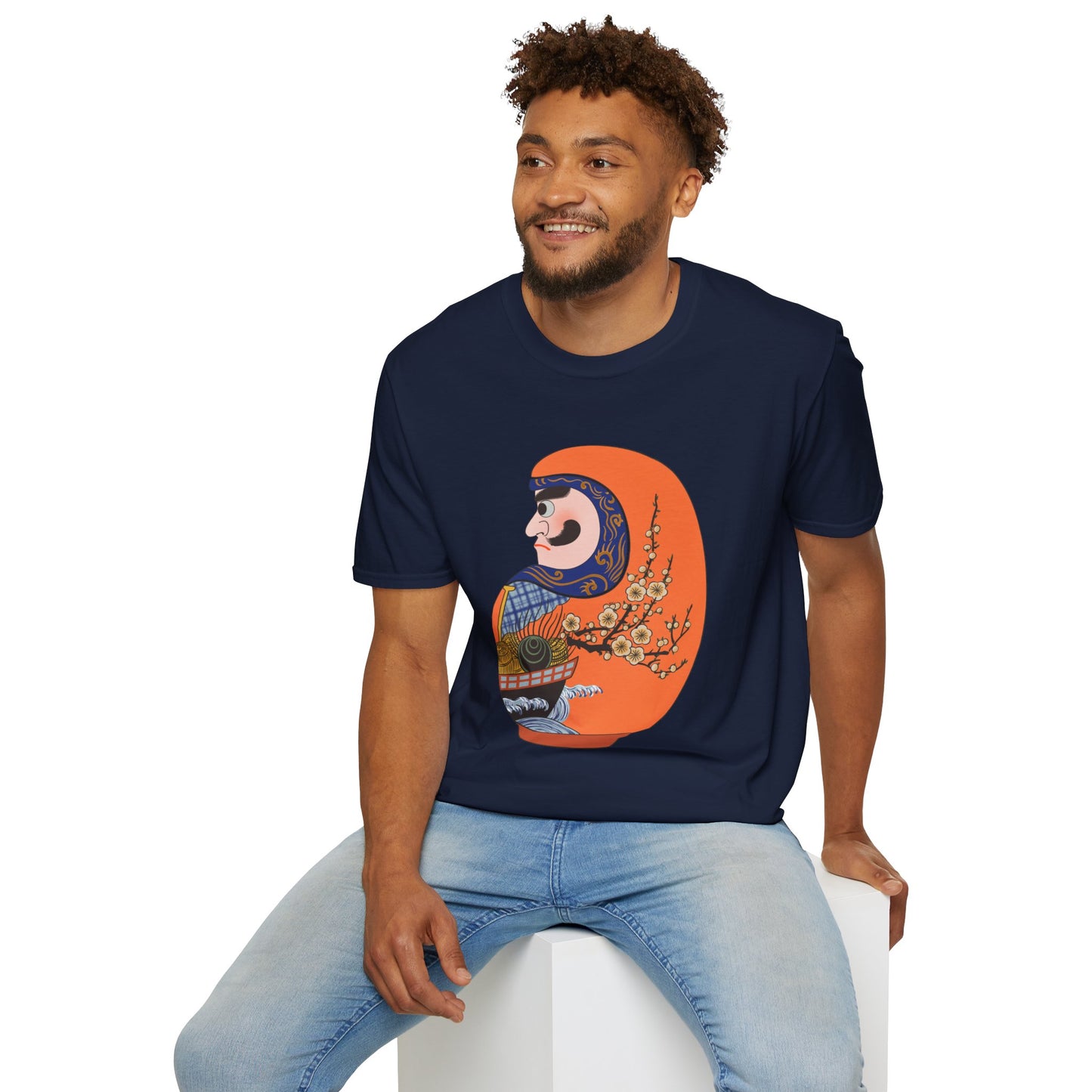 Daruma Doll Graphic T-Shirt — Treasure Ship (Takarabune) Tee