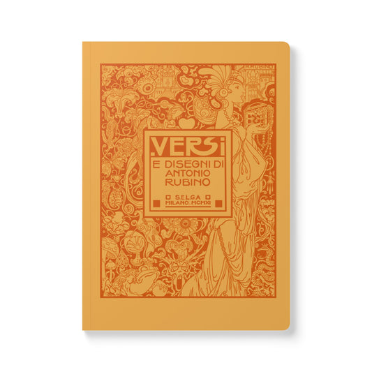 Versi by Antonio Rubino Vintage Book Cover Softcover Journal