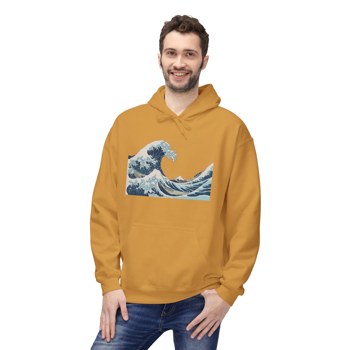 Hokusai Wave Hoodie — Vintage Great Wave Hoodie