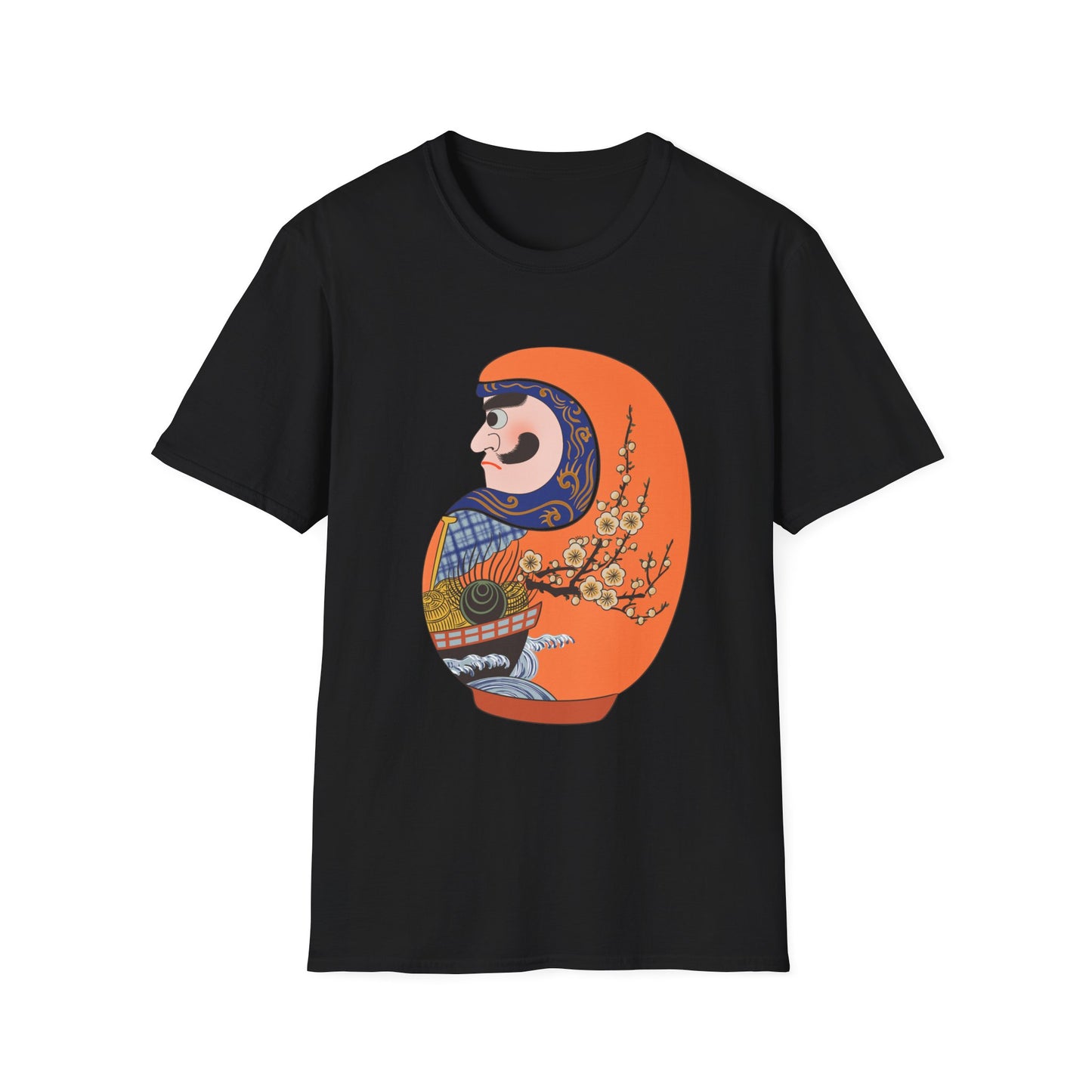 Daruma Doll Graphic T-Shirt — Treasure Ship (Takarabune) Tee
